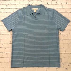 Banana Republic, Stripe Polo Shirt, Men’s Large